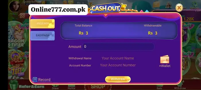 Online777 withdraw